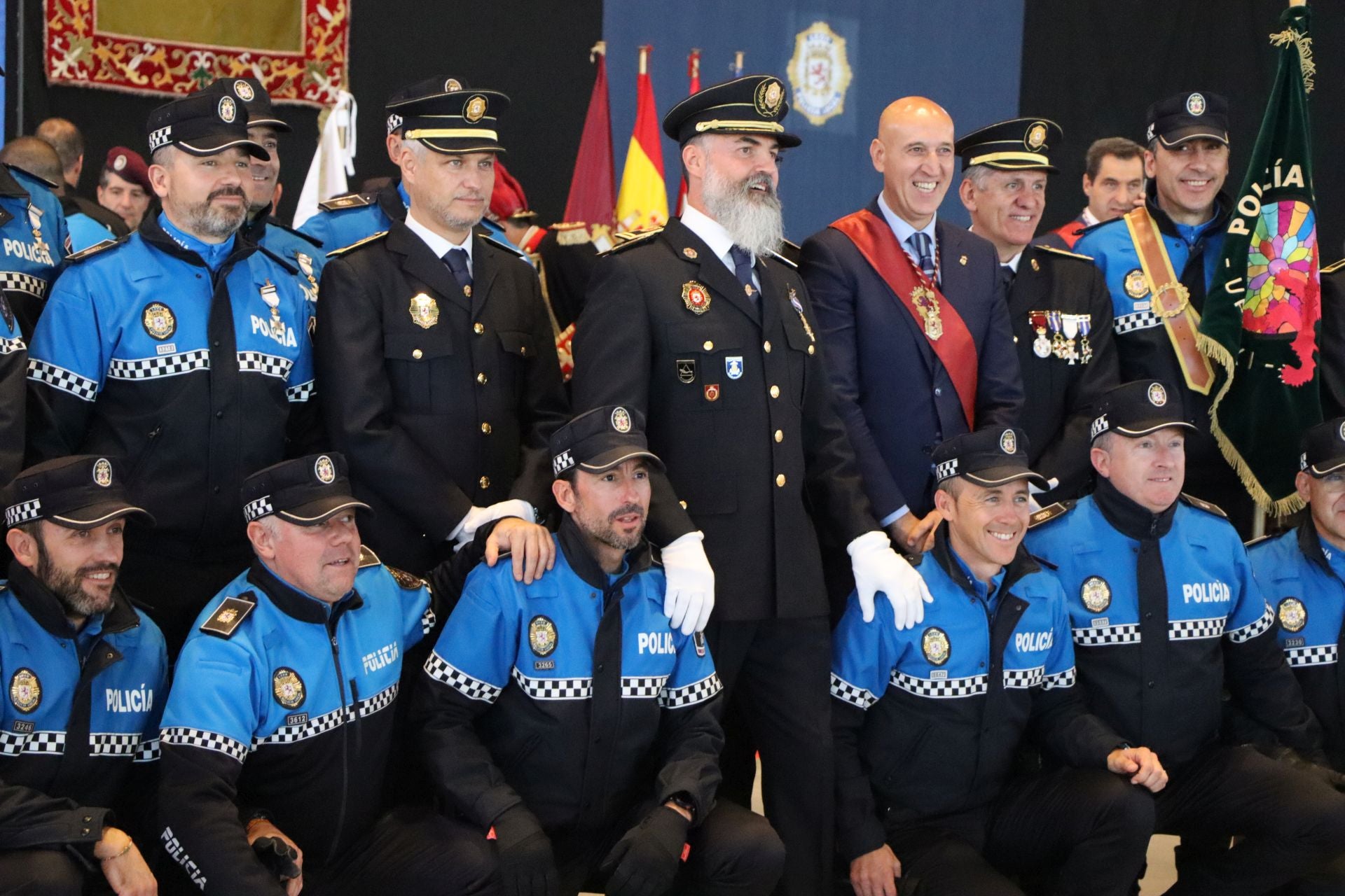 Fiesta de San Marcelo para la Policía Local de León