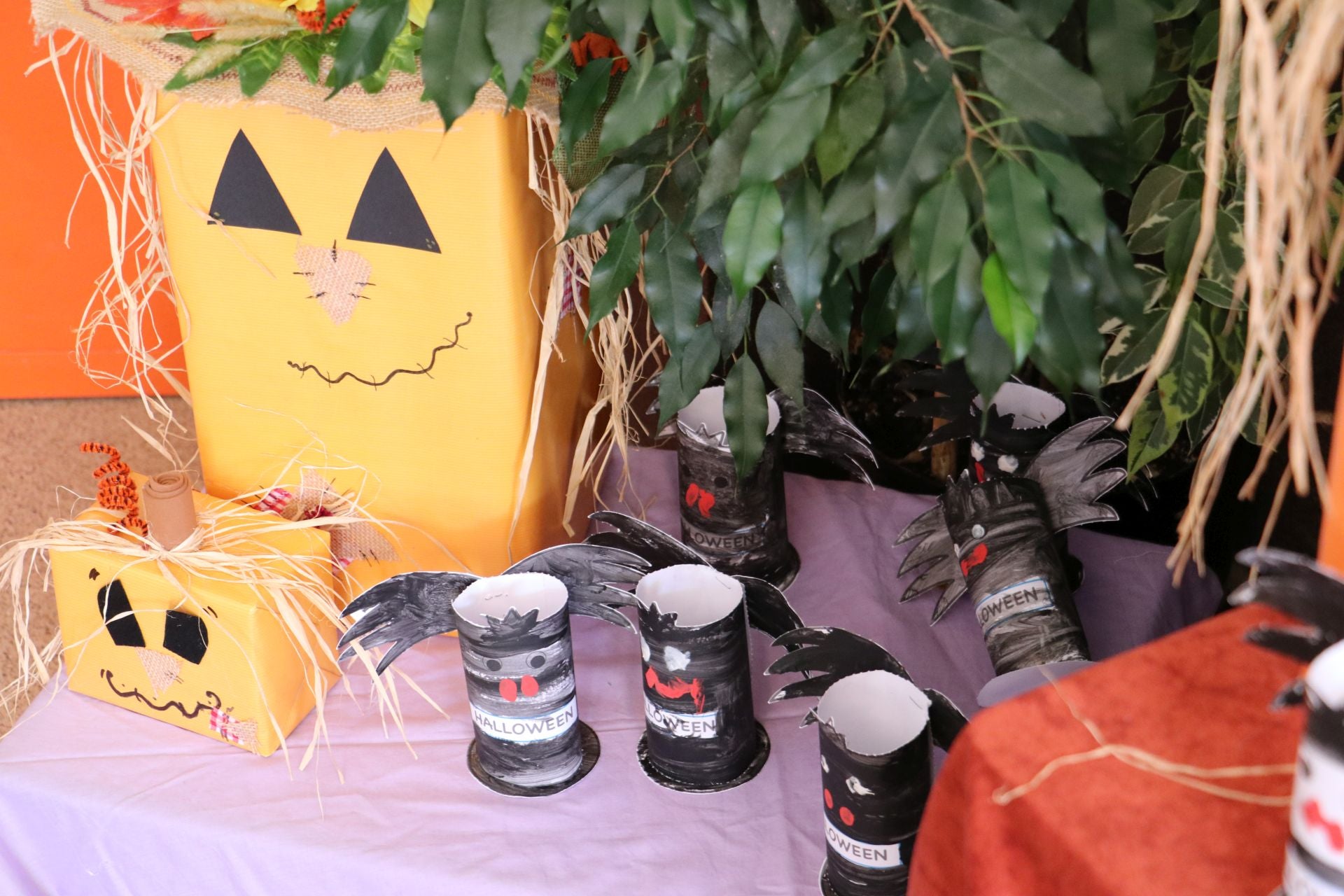 Decoración realizada por los estudiantes 