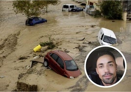 Cristian Carmona, policía leonés en Valencia.