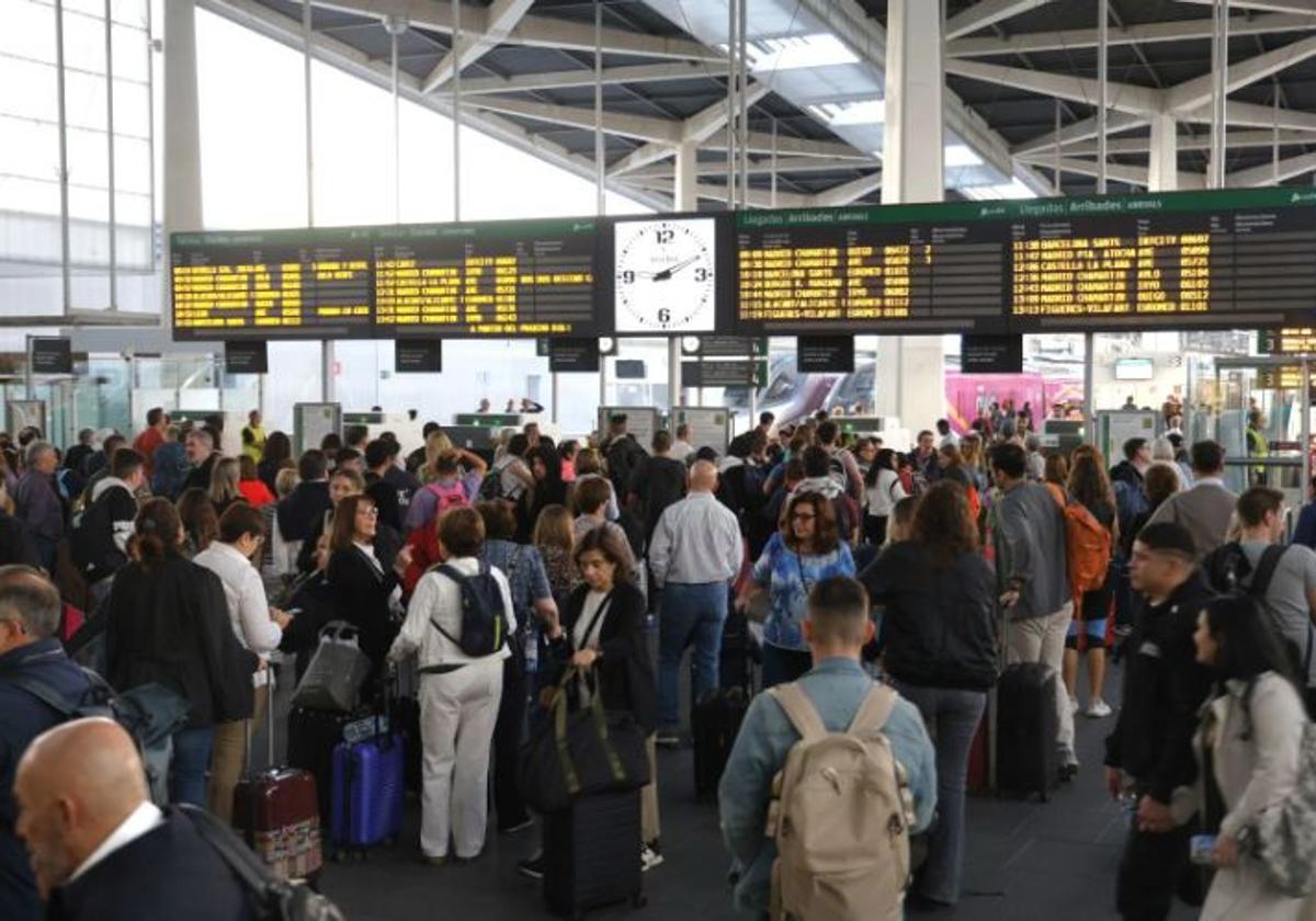 Los trenes no podrán salir ni llegar a Valencia.