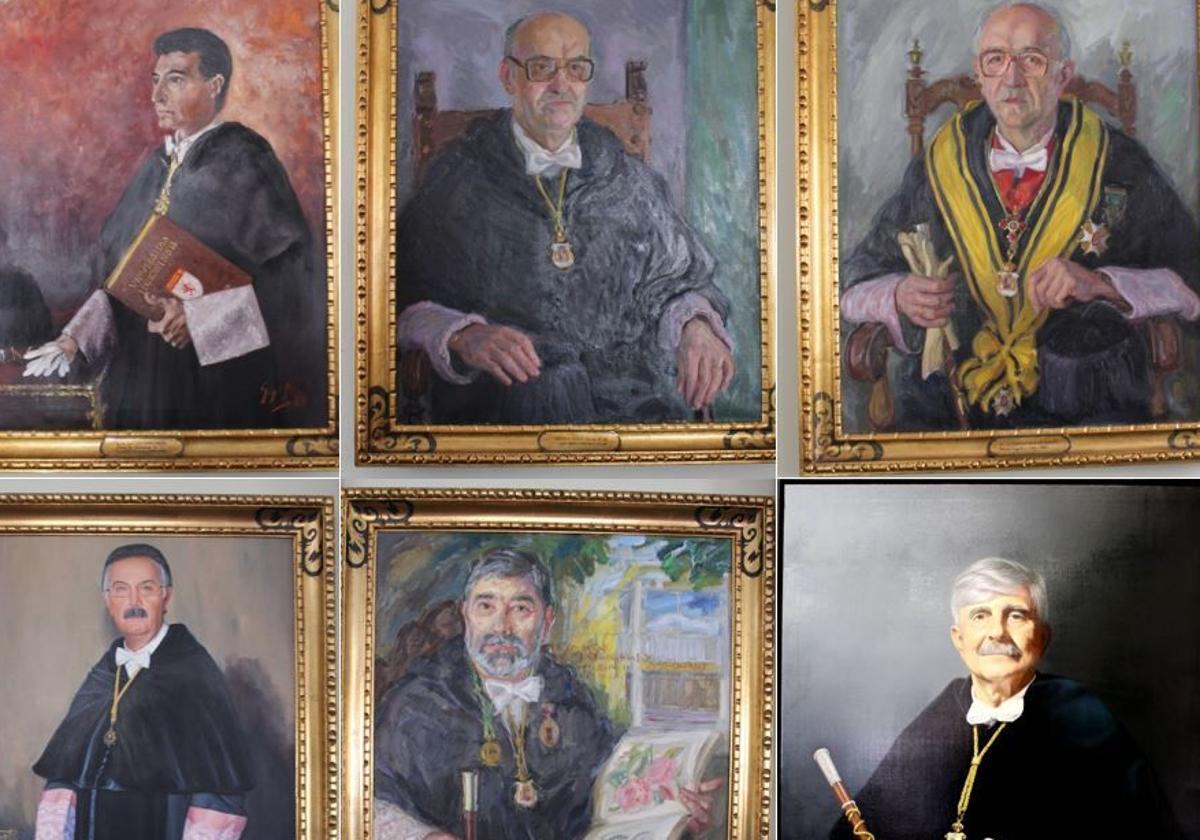 Los retratos de los rectores de la ULE