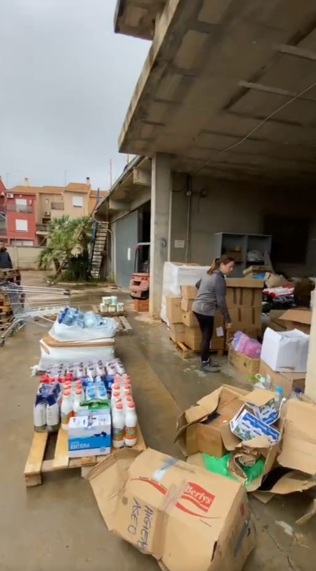 Las donaciones de León llegan a Valencia