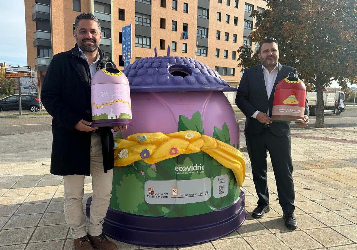 Presentación de la campaña de Ecovidrio y el Ayuntamiento de León.