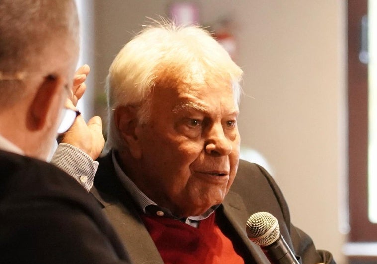 Felipe González este martes.
