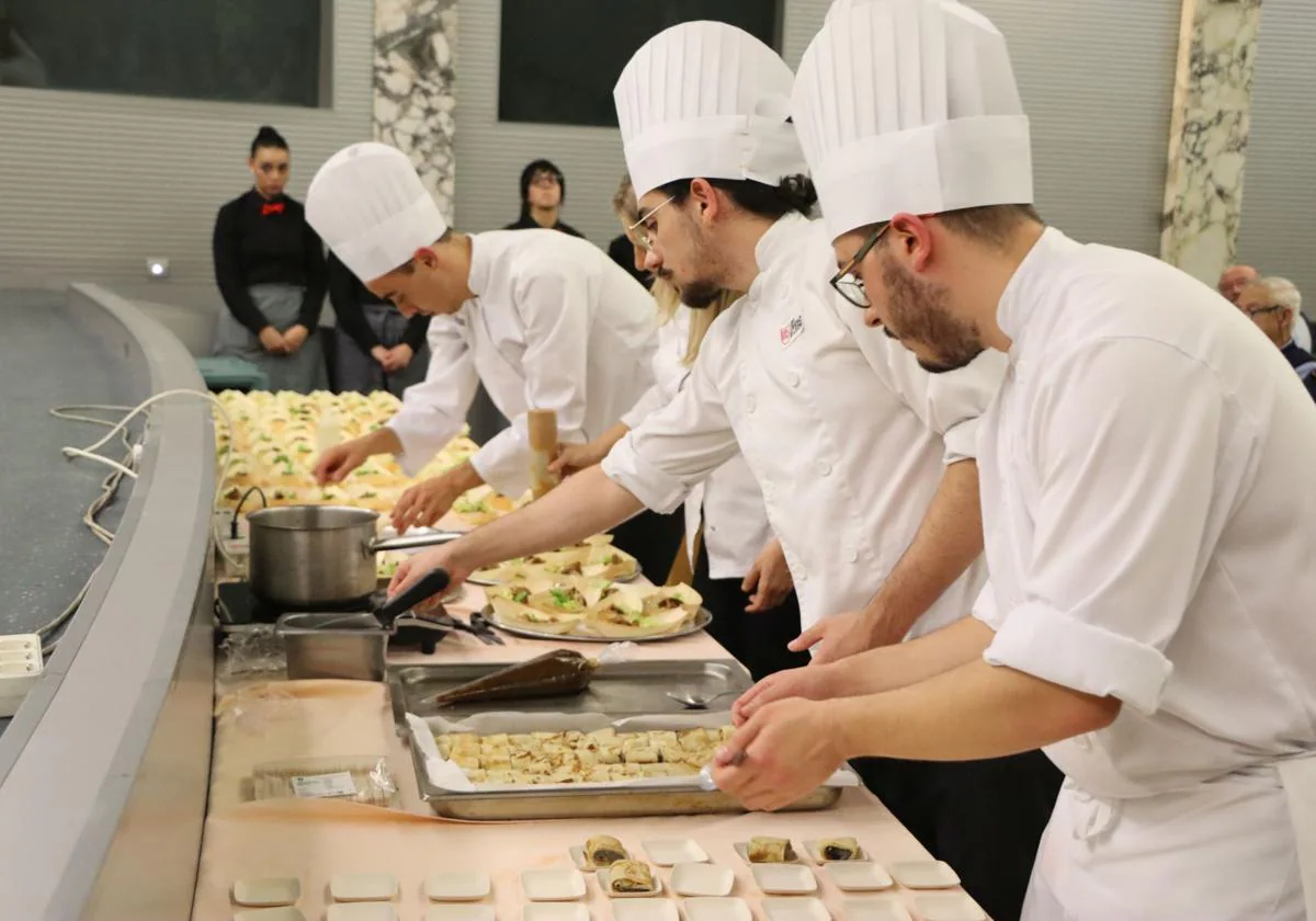 Imágen de una de las elecciones de setas presentadas en el Show Cooking.