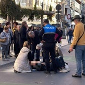 Un adorno navideño cae en Ordoño II y hiere a un viandante: «Para haberlo matado»