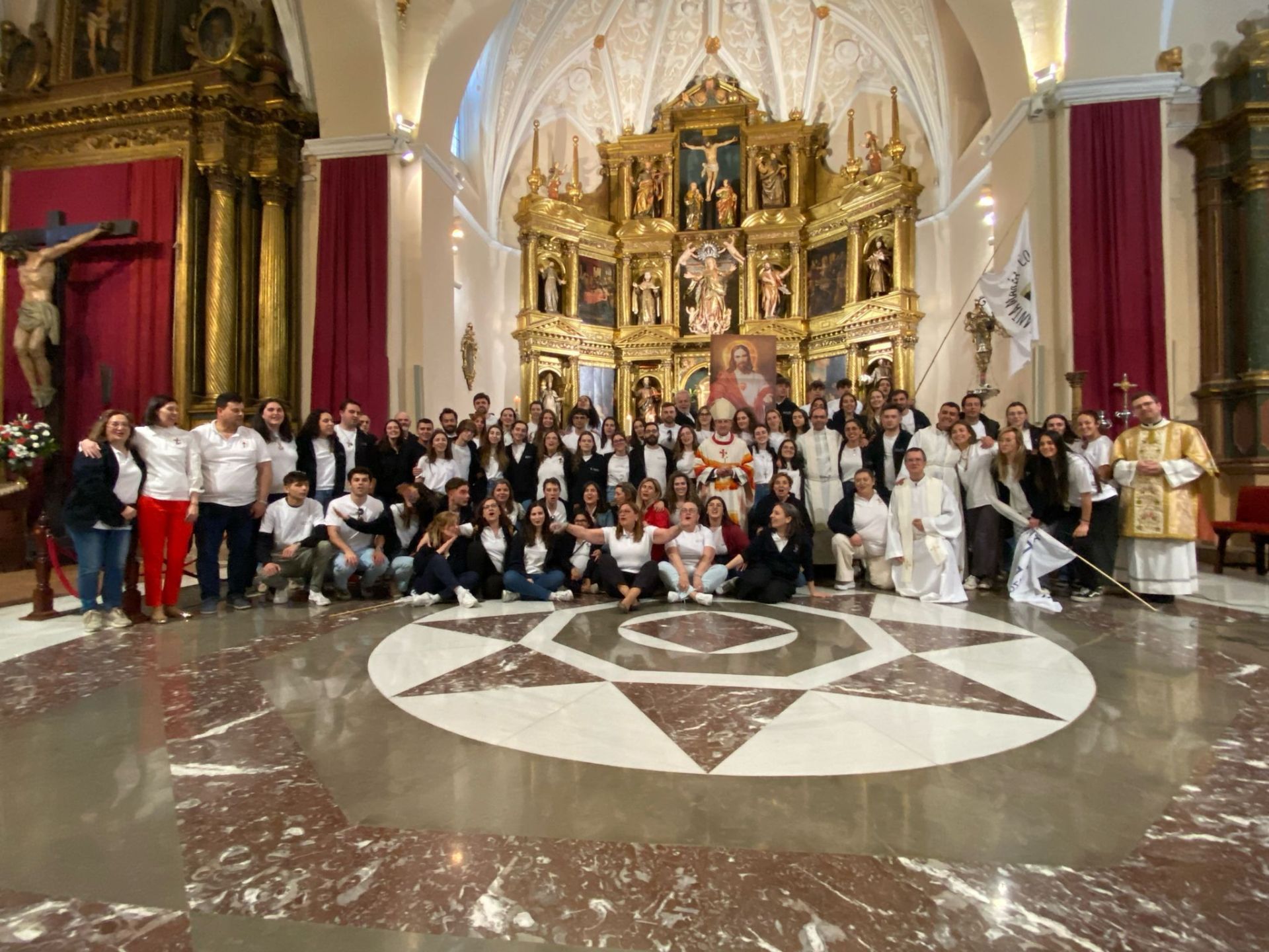 Los caminantes de abril en Astorga.