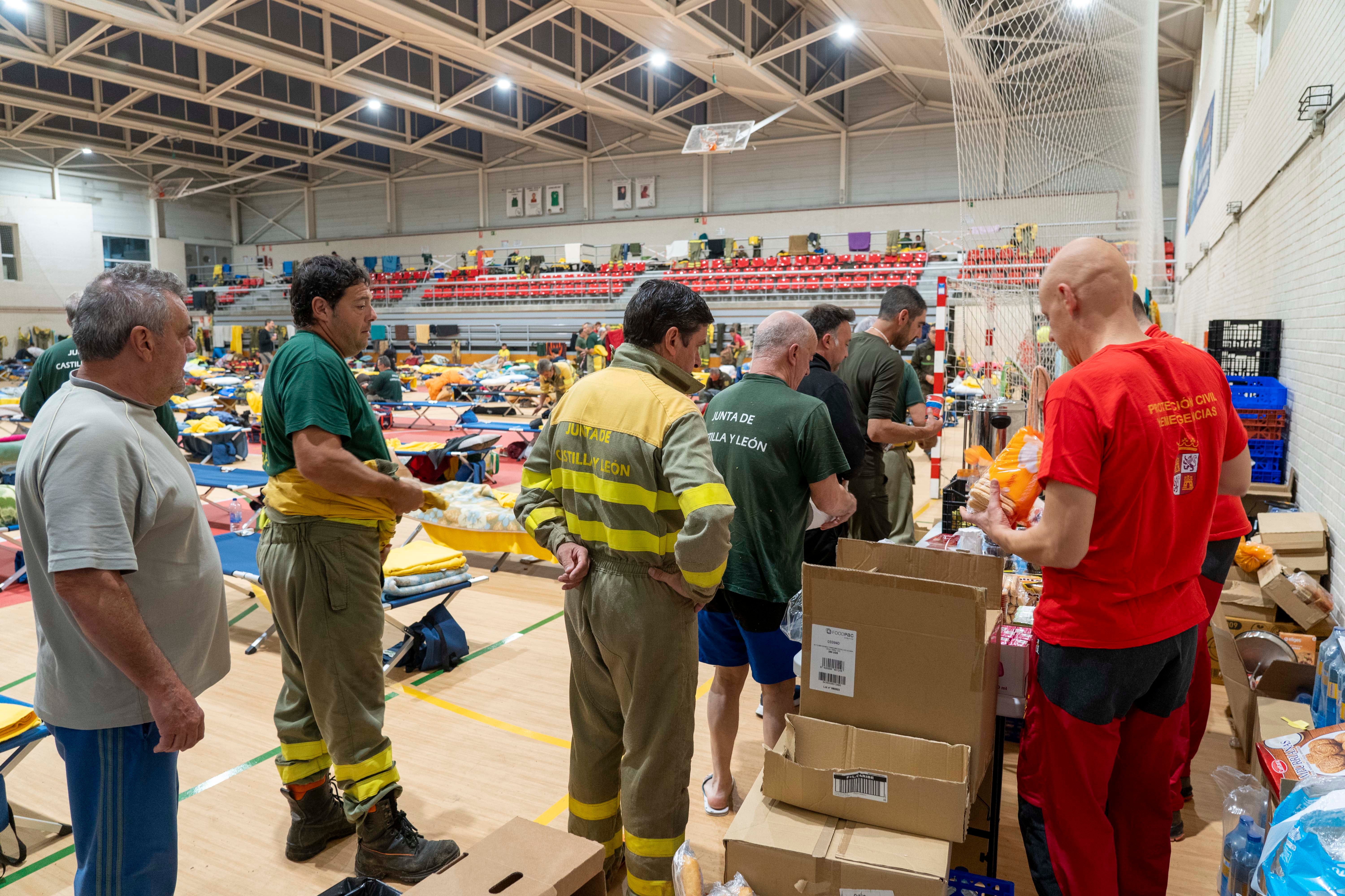 Equipo de rescate de Castilla y León en Aldaya