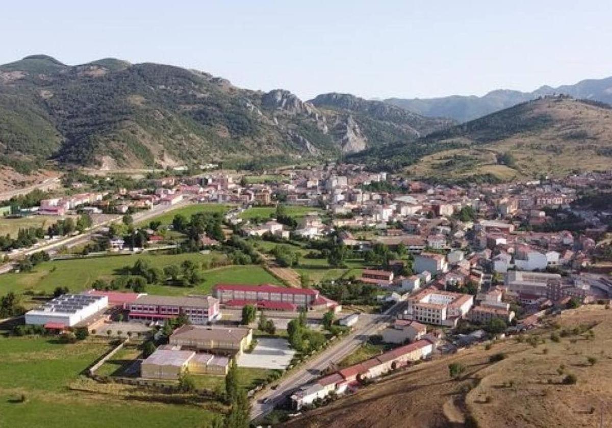 Vista aérea de Cistierna.