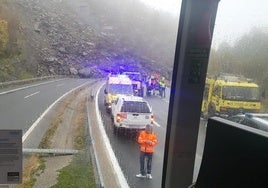 Imagen desde el autobús que viajaba hacia León.