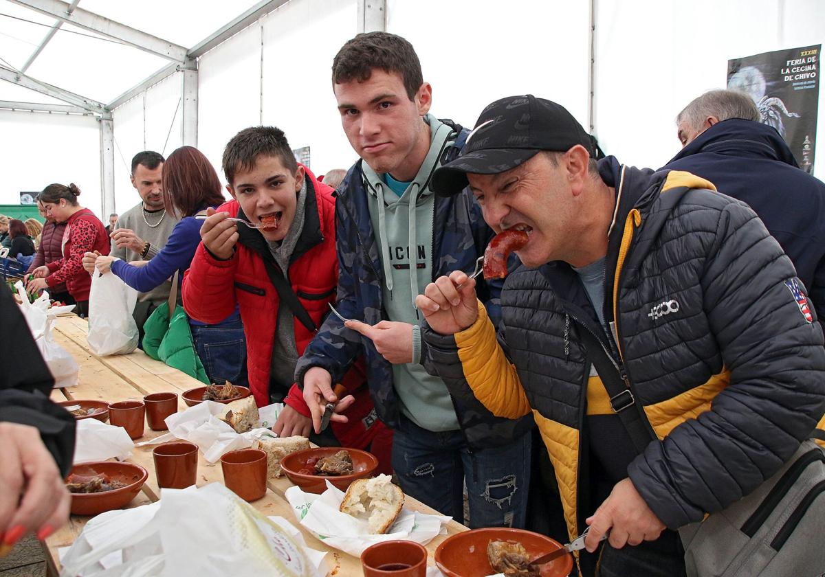 Feria de la Cecina de Chivo en Vegacervera.