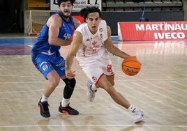 Pau Isern, en el partido ante Melilla.