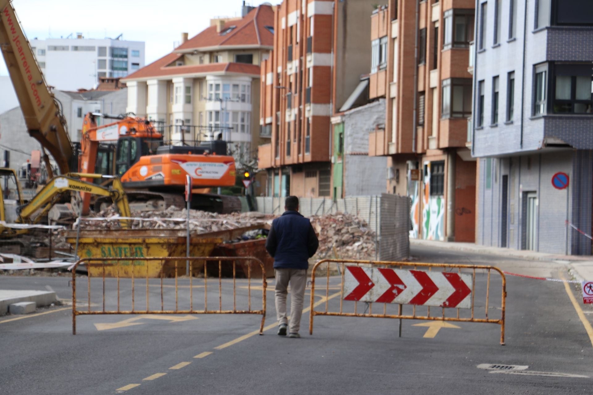 Situación de las obras para la ronda interior.