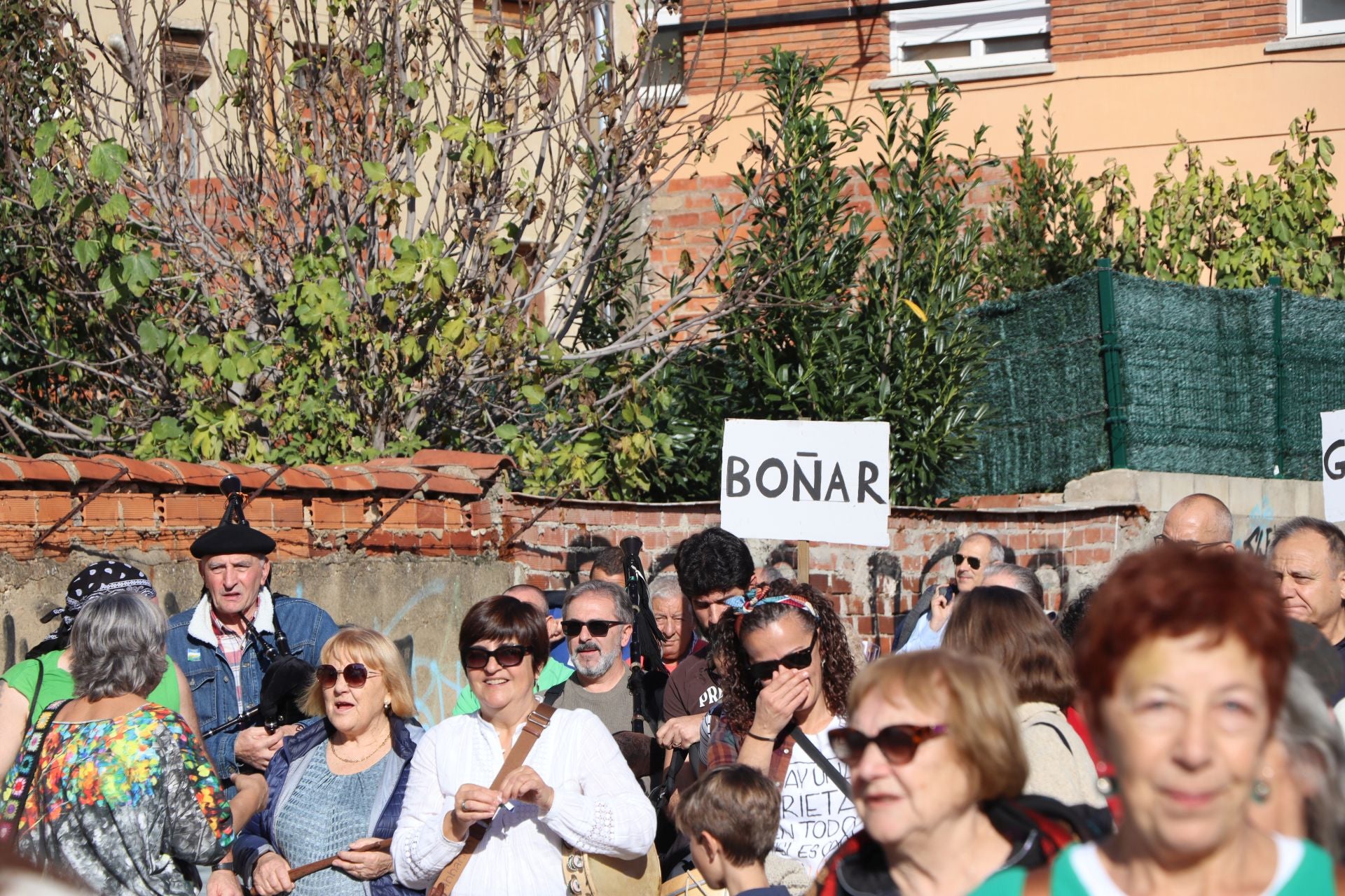 Manifestación por el futuro de Feve en León