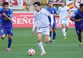 Luis Chacón, en un partido con la Cultural.