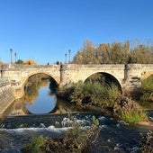 Rescatan a un hombre que se había caído al río Bernesga