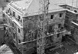 Construcción del Hospital de Nuestra Señora de Regla, 1964.