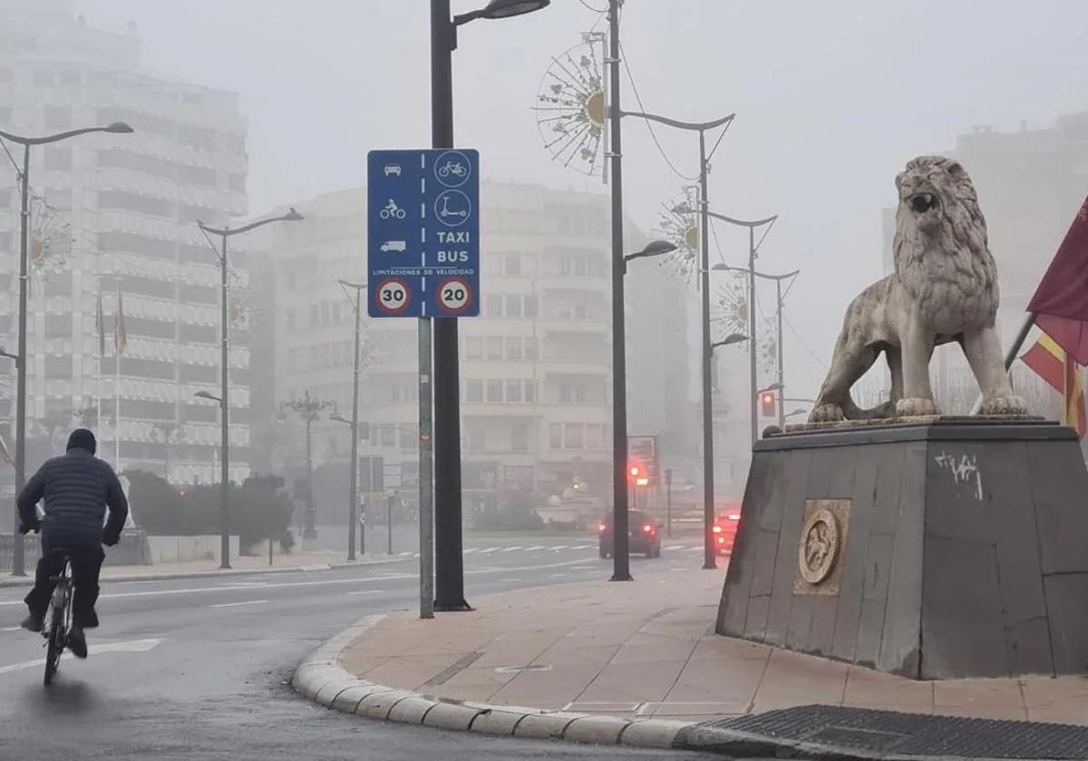 Niebla en León.