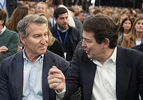 Los presidentes nacional y autonómico del Partido Popular.