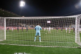 El equipo leonés cae ante el conjunto andaluz en la segunda eliminatoria de la Copa del Rey