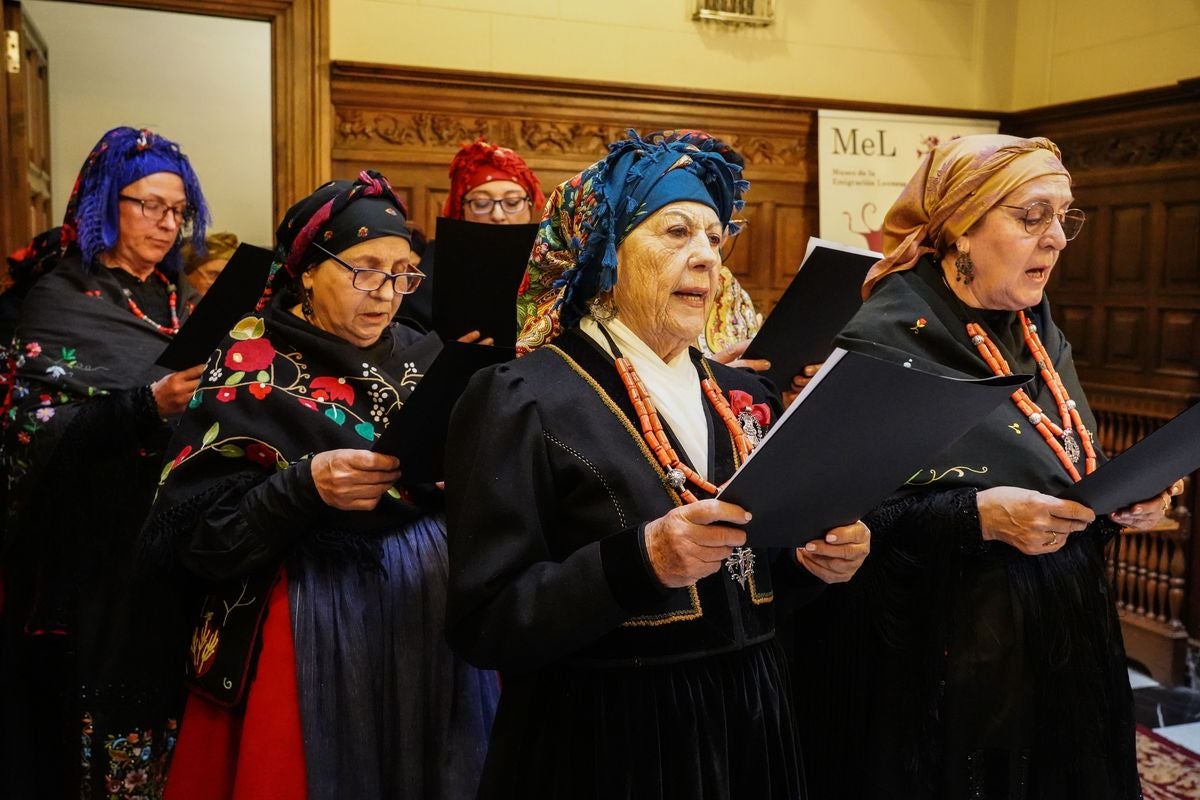 Omaña, protagonista del Canto del Ramo de Navidad en el MEL