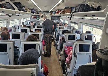 El cambiador de Vilecha atrapa a un tren más de tres horas: «Están sin calefacción, sin agua y sin comida»