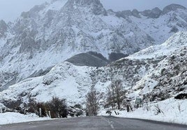 Nieve en León.