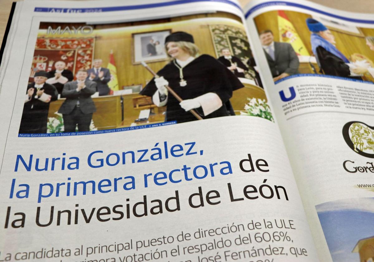 Imagen principal - Interior del anuario 'Así fue León 2024' de Leonoticias