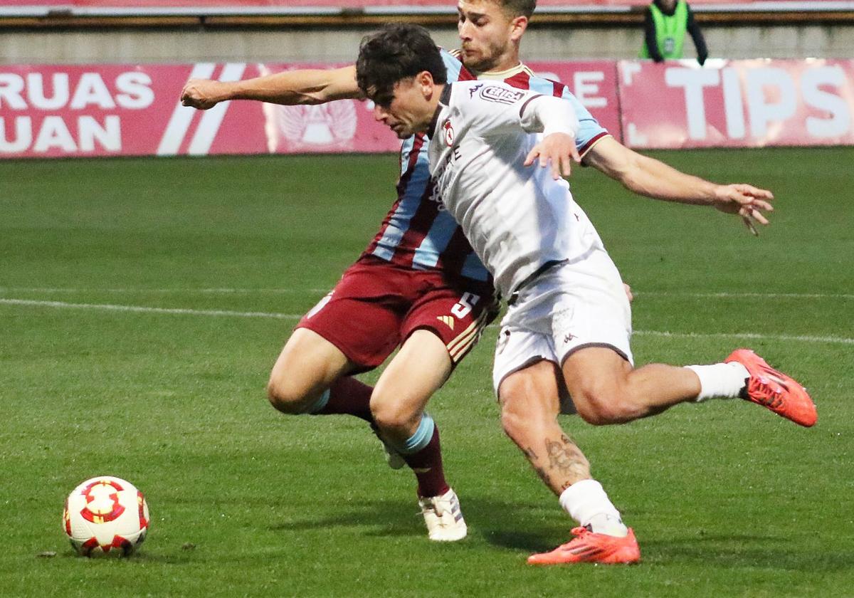 Antón Escobar, en un partido con la Cultural.