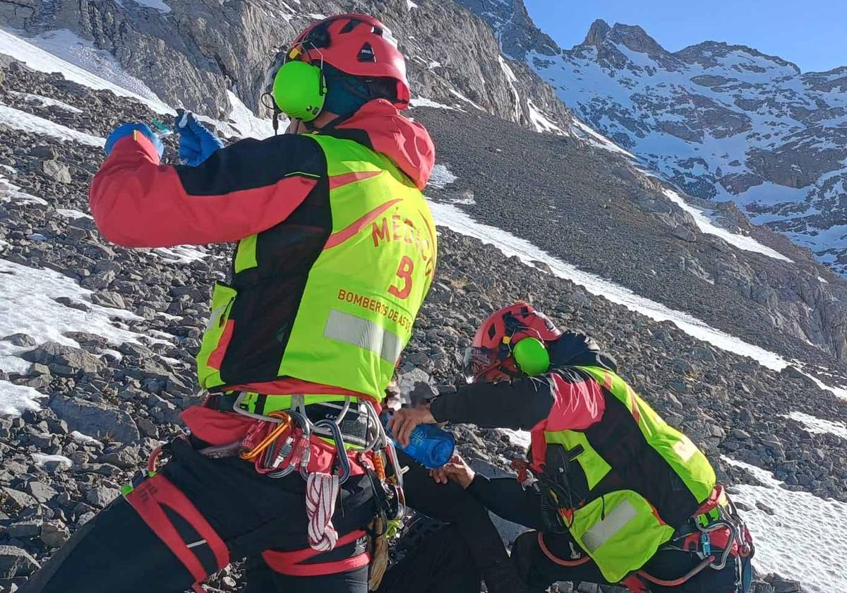 Rescate de Senén Turienzo en Picos de Europa.