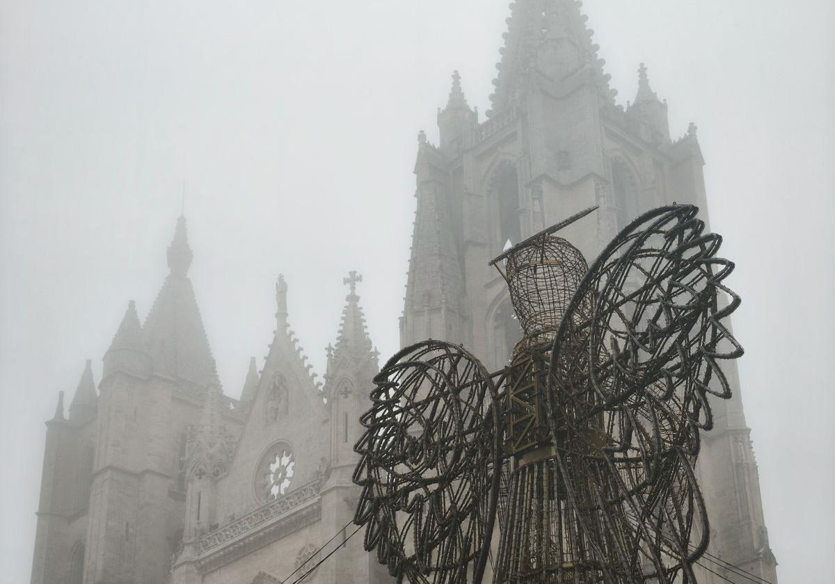 La niebla en la ciudad de León.