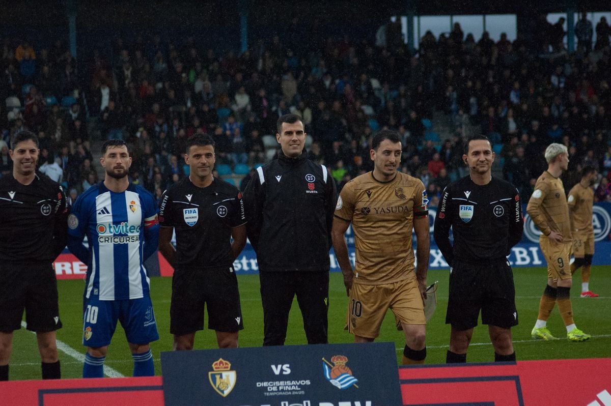 Las mejores imágenes del encuentro entre la Ponferradina y la Real Sociedad