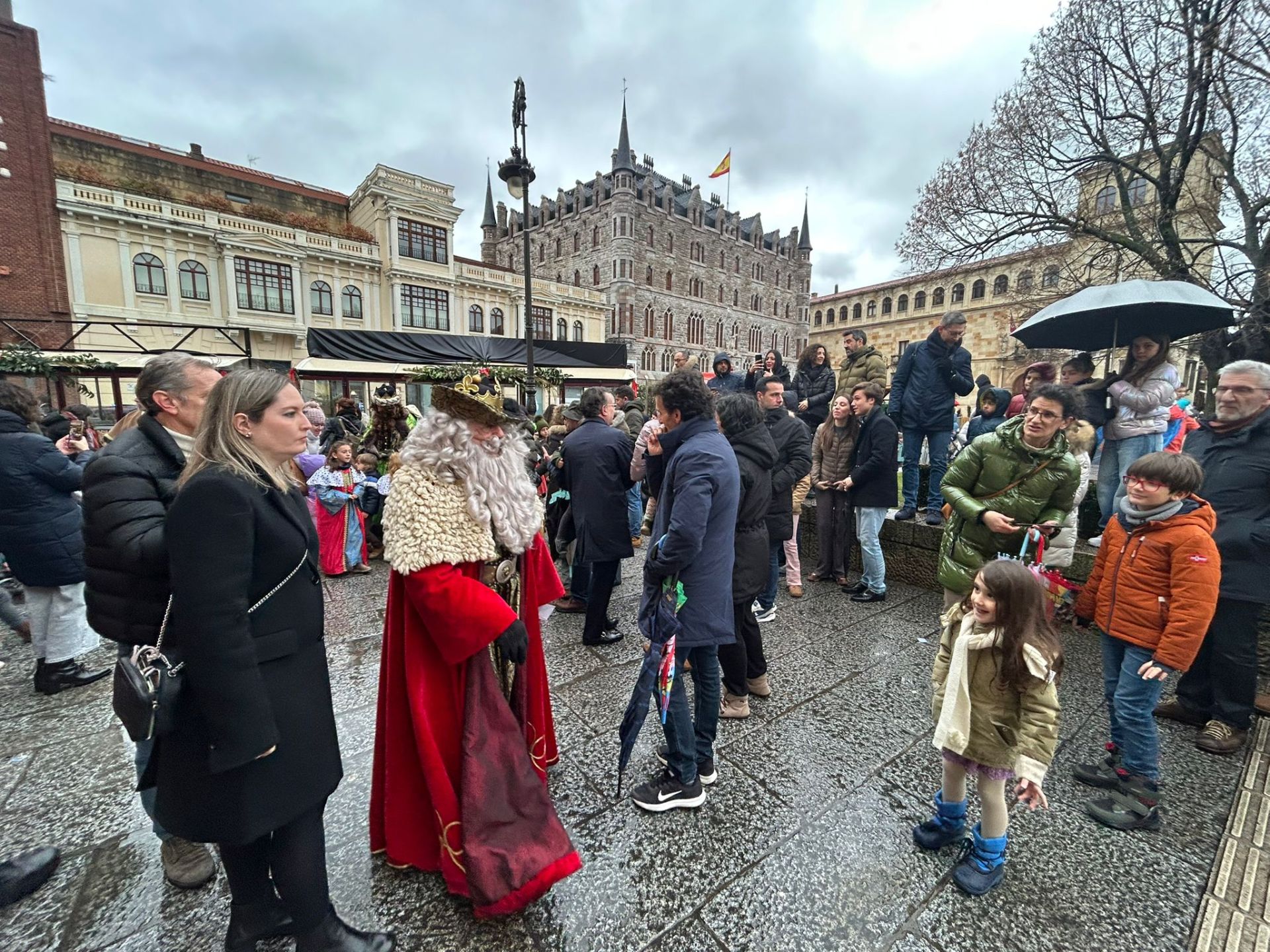 Así recibieron los niños de León a Los Reyes Magos