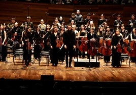 Concierto celebrado este martes en el Auditorio Ciudad de León.