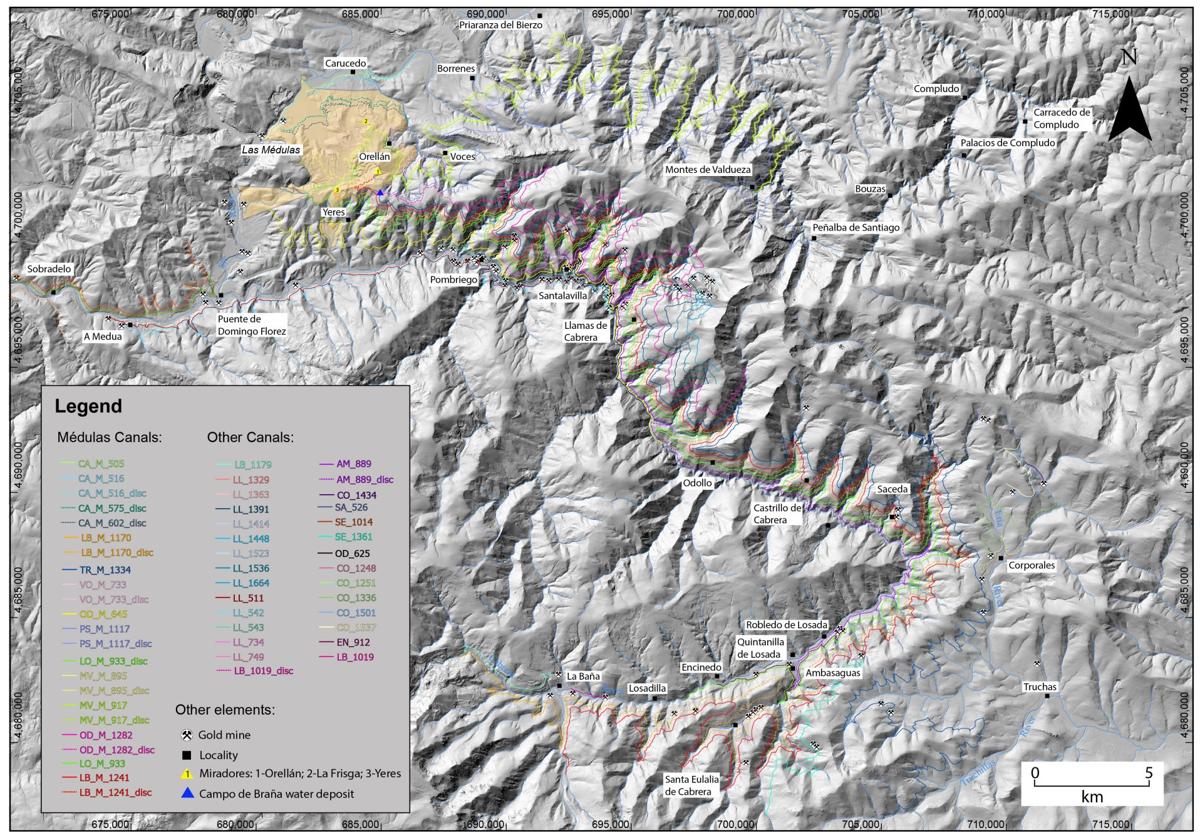 Las Médulas, vistas como nunca antes: cartografían los 1.100 kilómetros de canales