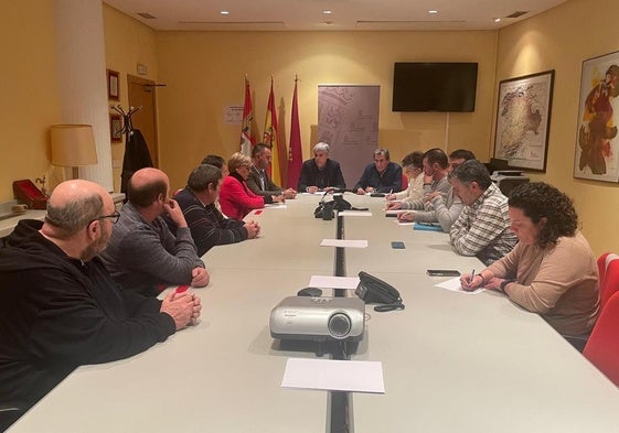 Imagen de la reunión de este martes 14 de enero.