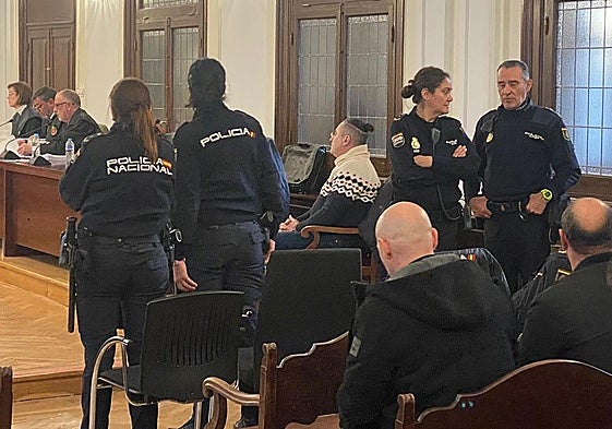 Segunda sesión del juicio en la Audiencia Provincial de León.