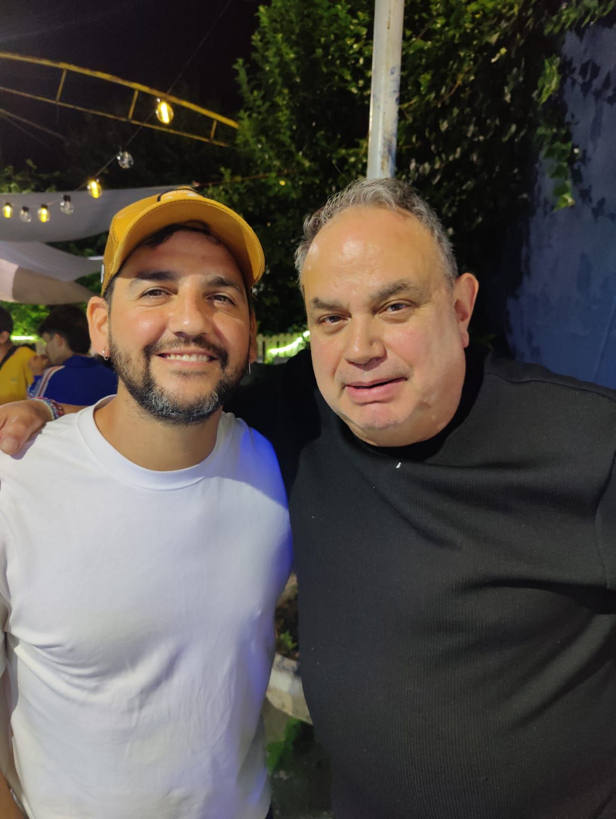 José María Alcoba y Fran Perea en El Jardín.