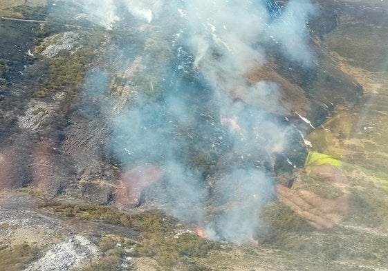 Incendio en Cabrillanes.