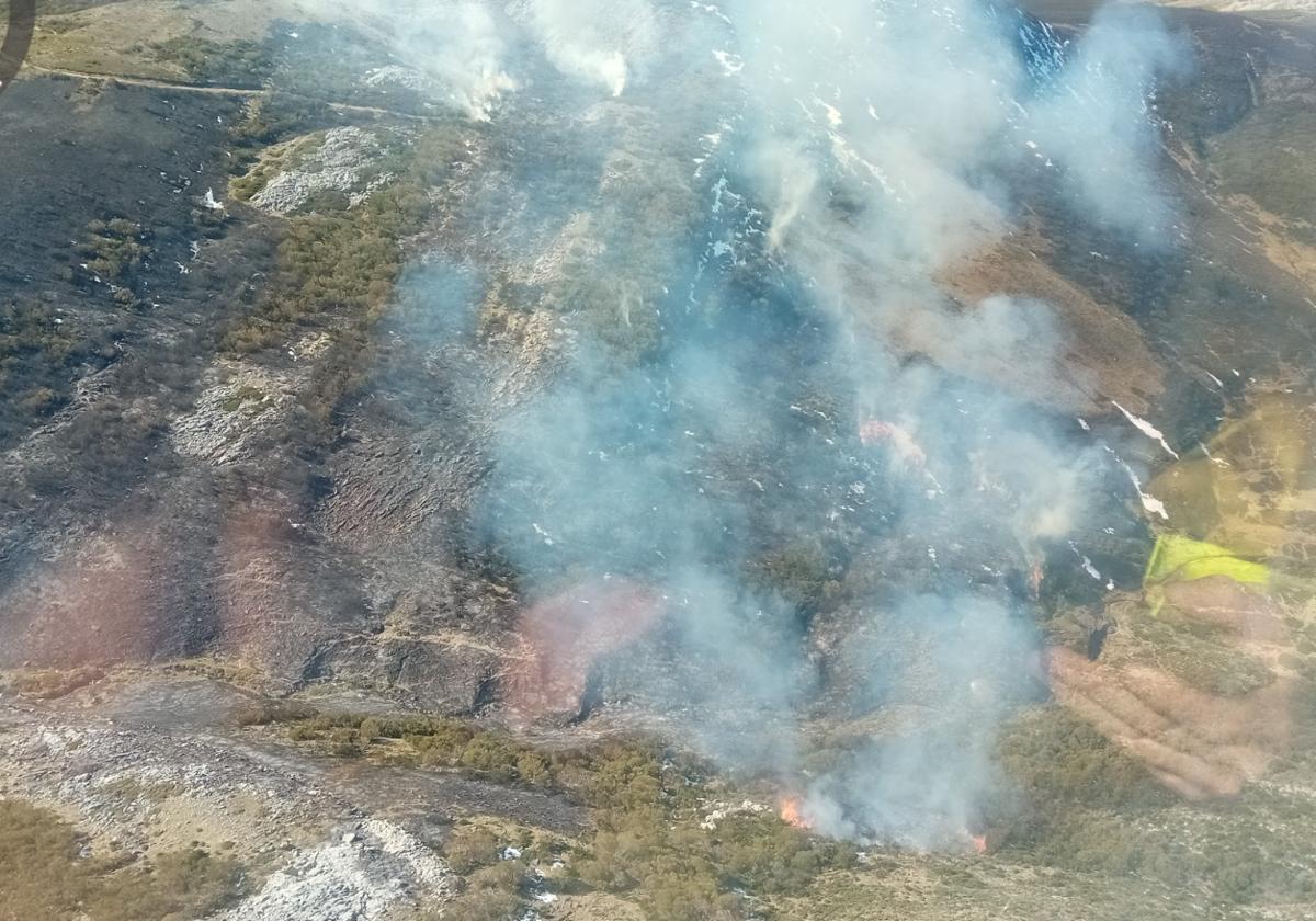 Incendio en Cabrillanes.