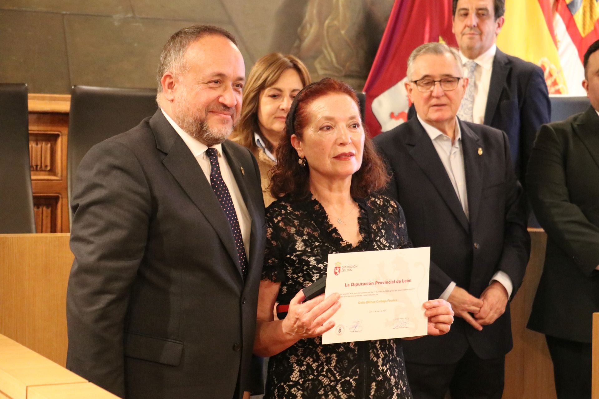 Homenaje a los jubilados de la Diputación de León