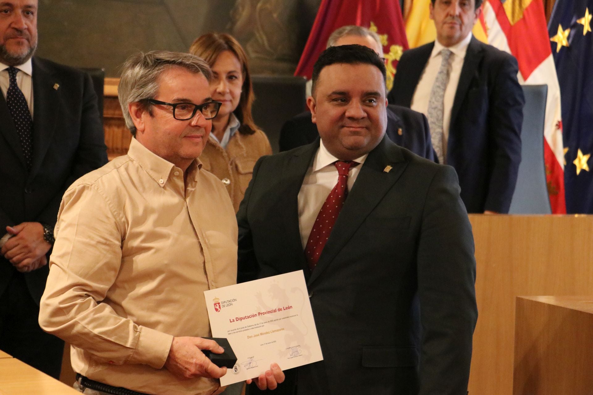 Homenaje a los jubilados de la Diputación de León