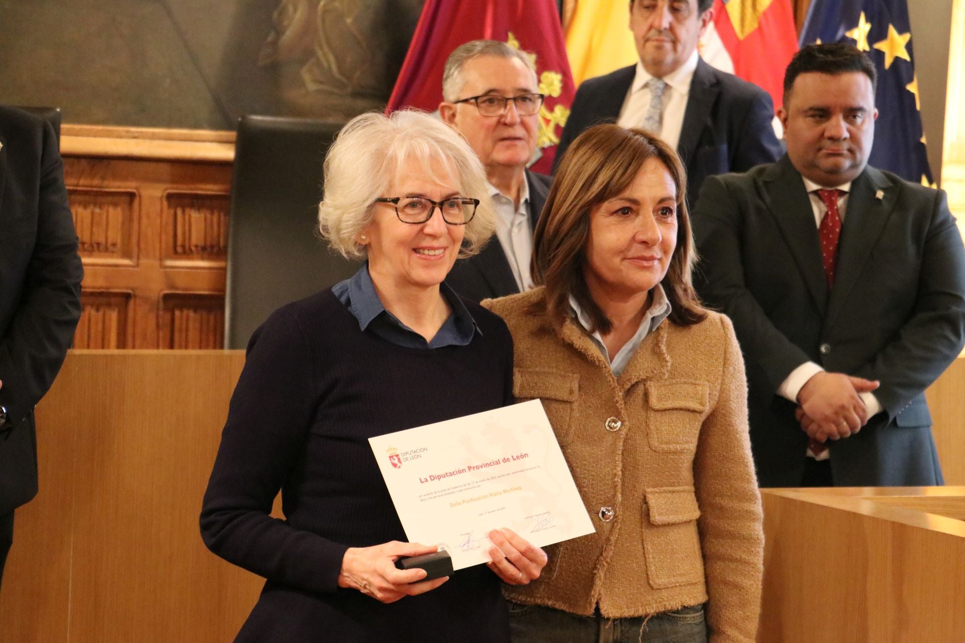 Homenaje a los jubilados de la Diputación de León