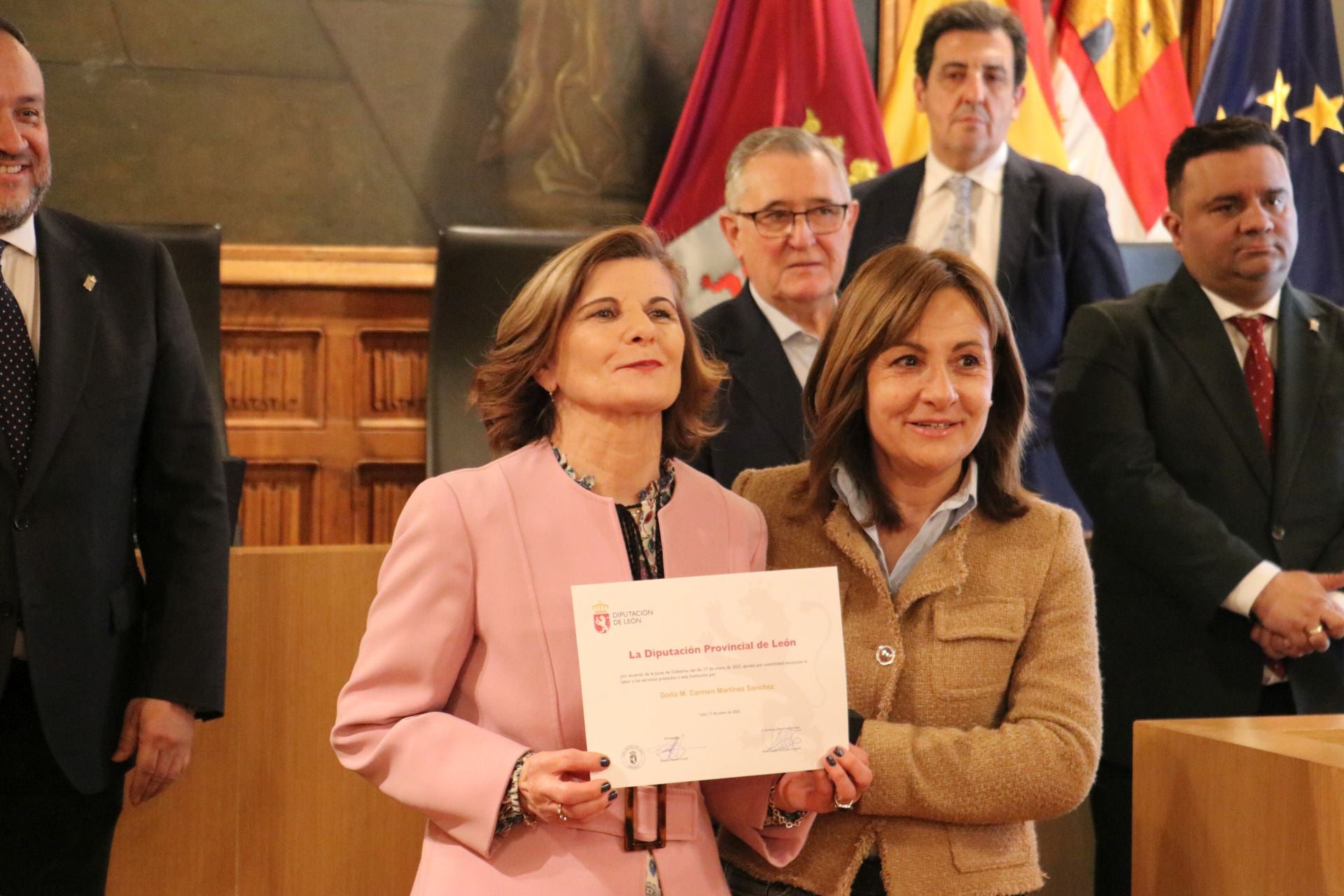 Homenaje a los jubilados de la Diputación de León
