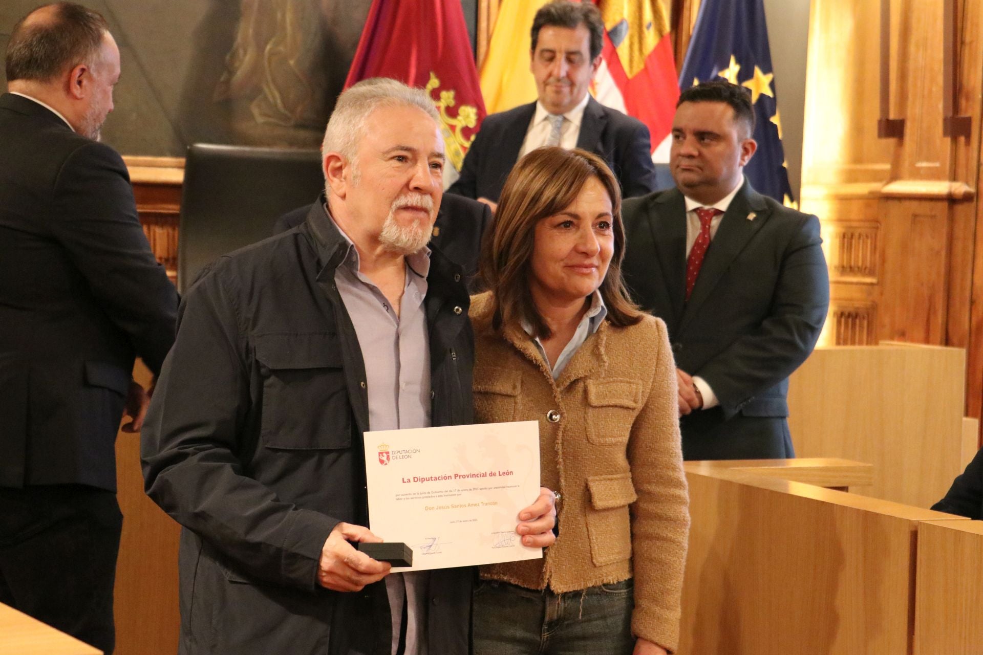 Homenaje a los jubilados de la Diputación de León