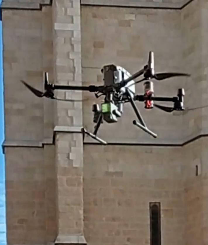 Imagen secundaria 2 - Cien vuelos de dron para crear un gemelo digital de libre acceso del casco histórico de León
