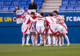 La Deportiva, en el encuentro ante el FC Barcelona Atlètic