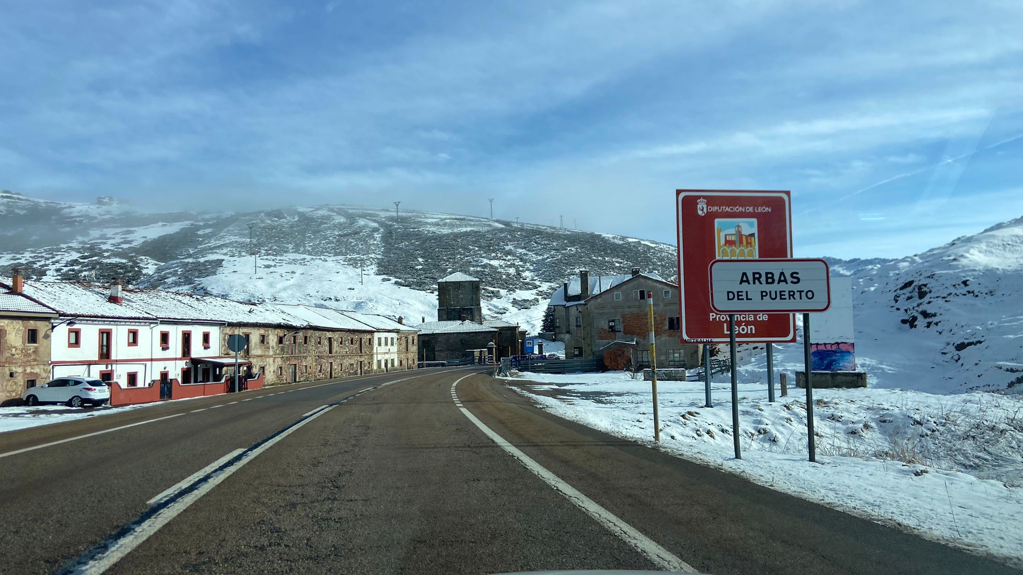 La nieve en Pajares