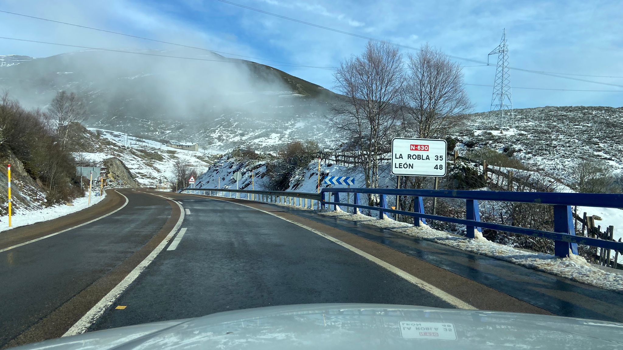 La nieve en Pajares