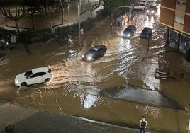 Área inundada en el entorno de Fernández Ladreda.